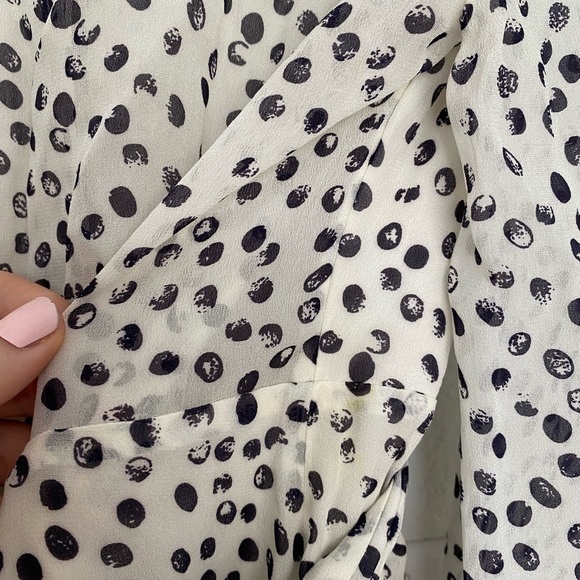 The Kooples Polka Dot Button Front Mini Dress - Picture 14 of 14